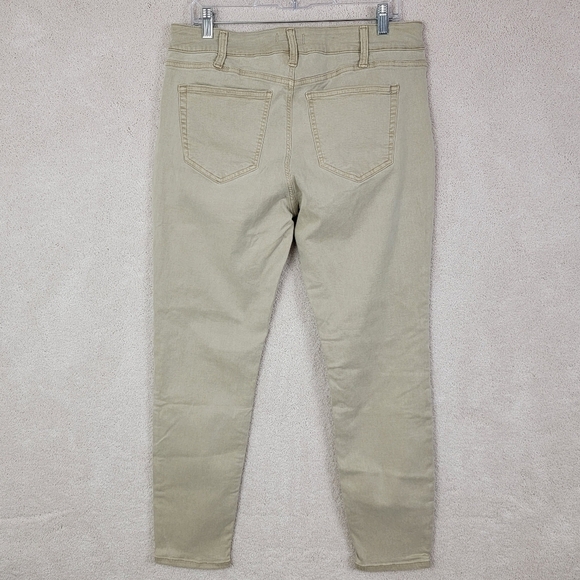 Silver Jeans Tan Suki Curvy‎ Mid Rise Skinny Denim Jeans  Sz 34x29 Plus Size NEW - Picture 3 of 12